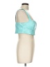 AFRM 100% Polyurethane Teal Sleeveless Blouse Size L - photo 4