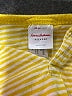 Hanna Andersson Stripes Yellow Short Sleeve Henley Size 2T - photo 3