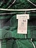 Carter's 100% Cotton Plaid Green Long Sleeve Button-Down Shirt Size 3T - photo 3