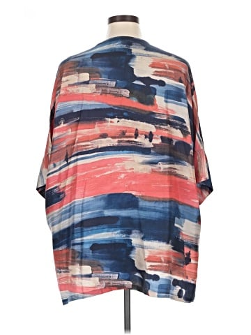 Lafayette 148 New York 3/4 Sleeve Silk Top (view 2)