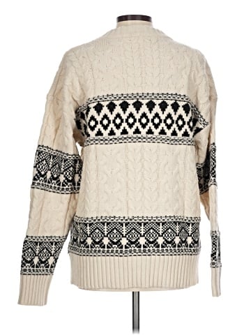 Line & Dot Pullover Sweater (view 2)