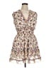 Max Studio 100% Polyester Floral Ivory Cocktail Dress Size XL - photo 1