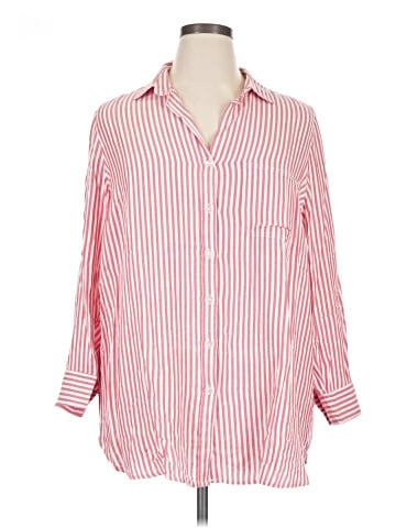 Velvet Heart 3/4 Sleeve Button-Down Shirt (view 1)