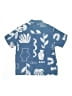 Zara Print Blue Short Sleeve Button-Down Shirt Size 9 - 10 - photo 2