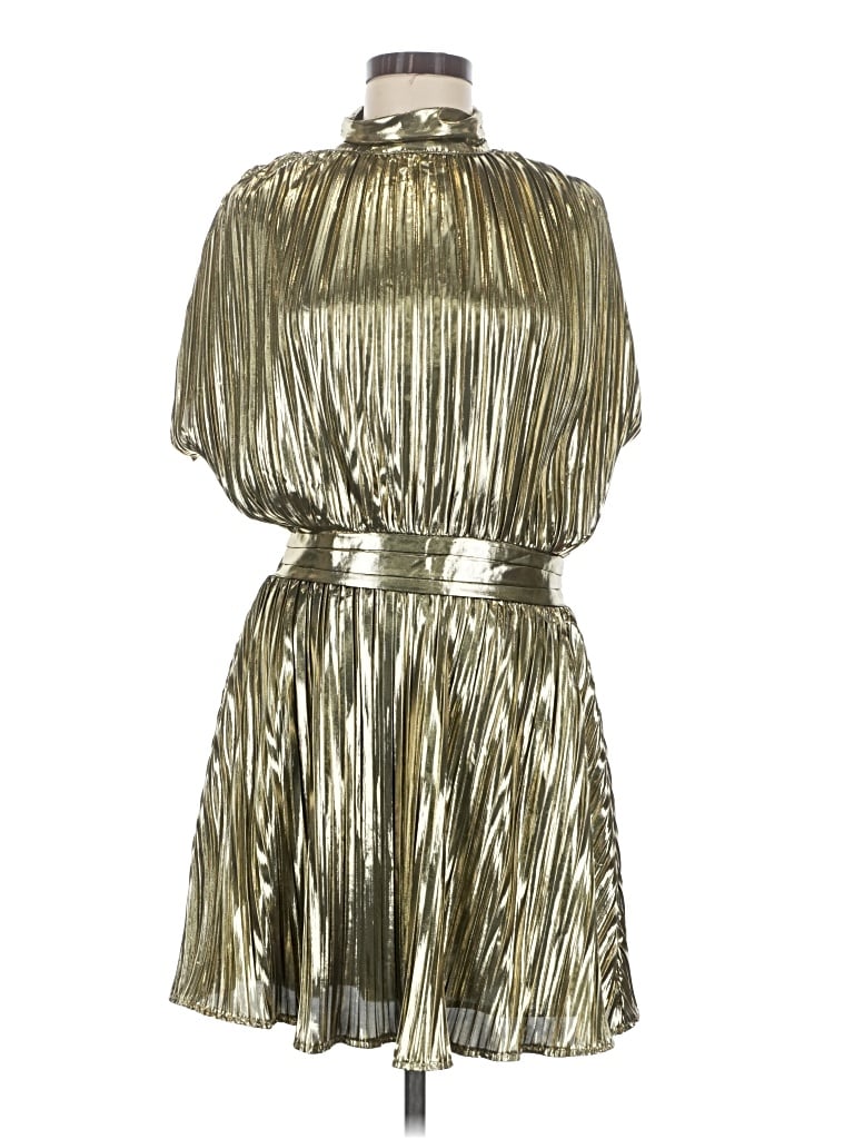 Glam Cocktail Dress In Gold