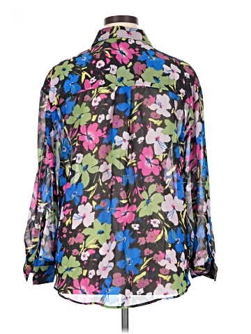 Bar III 3/4 Sleeve Blouse (view 2)