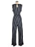 Wrapper Stripes Blue Jumpsuit Size L - photo 2