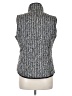 Lands' End 100% Polyester Chevron-herringbone Gray Vest Size M (petite) - photo 2