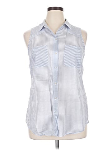 Cupio Sleeveless Button-Down Shirt (view 1)