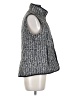 Lands' End 100% Polyester Chevron-herringbone Gray Vest Size M (petite) - photo 4