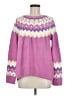 Vince Camuto Chevron-herringbone Yellow Pink Pullover Sweater Size M - photo 1