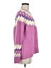 Vince Camuto Chevron-herringbone Yellow Pink Pullover Sweater Size M - photo 4