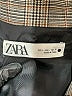 Zara Plaid Gray Blazer Size L - photo 6