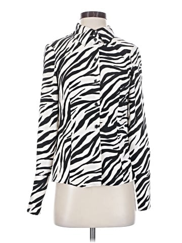 Topshop Long Sleeve Blouse (view 1)