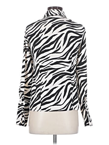 Topshop Long Sleeve Blouse (view 2)