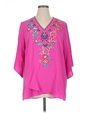 Calessa 3/4 Sleeve Blouse (view 1)