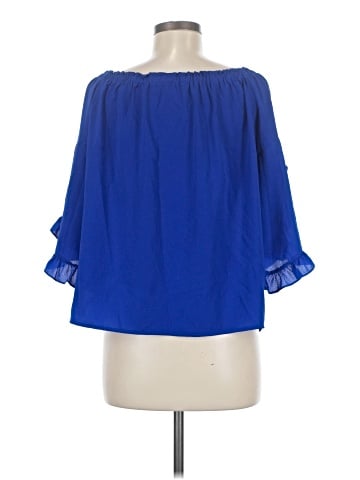 Umgee 3/4 Sleeve Blouse (view 2)