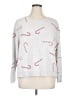 Jane and Delancey Hearts Gray Pullover Sweater Size XL - photo 1