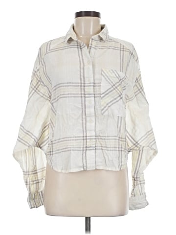 Free People Long Sleeve Button-Down Shirt (view 1)
