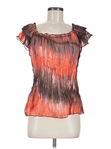 Christopher & Banks Short Sleeve Blouse (view 1)