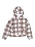 RSQ 100% Polyester Checkered-gingham Brown Jacket Size XL (kids) - photo 1