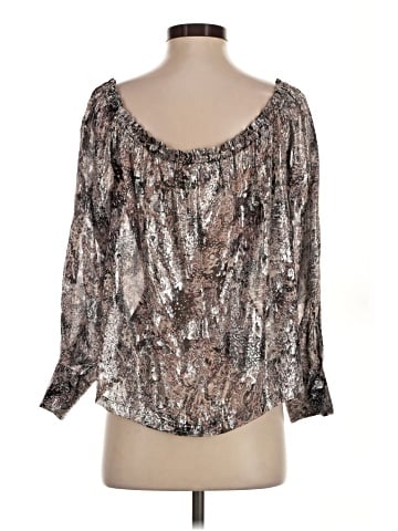 IRO 3/4 Sleeve Silk Top (view 2)