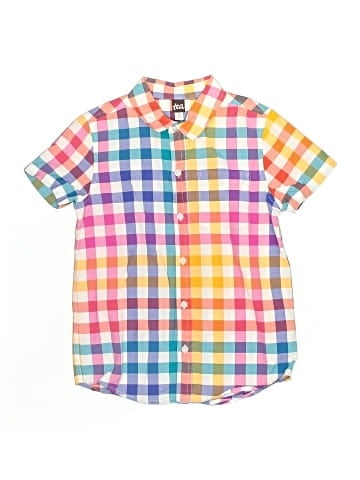 Tea Short Sleeve Button-Down Shirt (view 1)