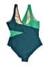Summersalt Color Block Green One Piece Swimsuit Size 18 - photo 2
