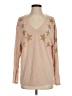 Vocal Stars Tan Pullover Sweater Size S - photo 1