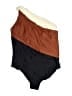 Summersalt Color Block Brown One Piece Swimsuit Size 18 - photo 1