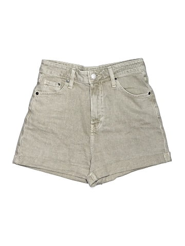 &Denim by H&M Khaki Shorts (view 1)