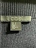 Cos 100% Wool Black Wool Pullover Sweater Size M - photo 7