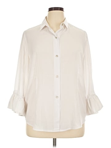 Gretchen Scott Designs 3/4 Sleeve Button-Down Shirt (view 1)
