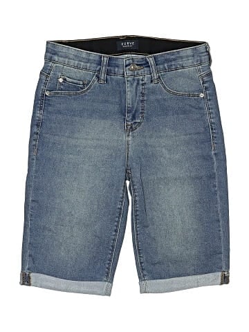 Curve Appeal Denim Shorts (view 1)