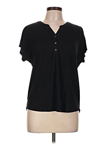 Style&Co Short Sleeve Henley (view 1)