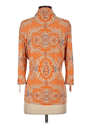 J. McLaughlin 3/4 Sleeve Blouse (view 2)
