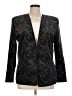 TanJay 100% Cotton Paisley Black Blazer Size 14 - photo 1