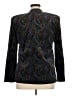 TanJay 100% Cotton Paisley Black Blazer Size 14 - photo 2