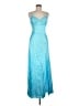 Assorted Brands 100% Polyester Blue Cocktail Dress Size 6 - photo 1