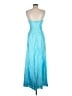 Assorted Brands 100% Polyester Blue Cocktail Dress Size 6 - photo 2