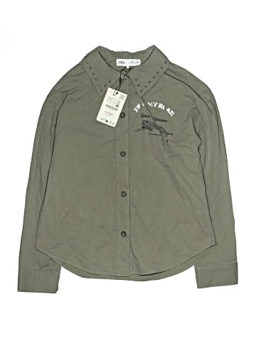 Zara Long Sleeve Button-Down Shirt (view 1)