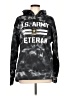 U.S. Army Camo Black Pullover Hoodie Size L - photo 1