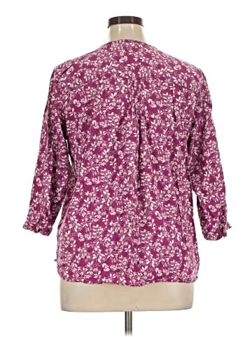 L.L.Bean 3/4 Sleeve Blouse (view 2)