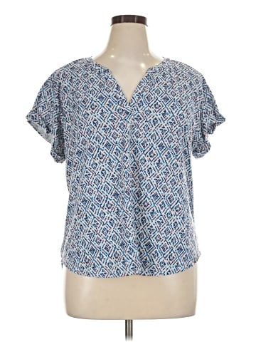 L.L.Bean Short Sleeve Blouse (view 1)
