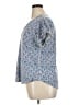 L.L.Bean Blue Short Sleeve Blouse Size XL (petite) - photo 5