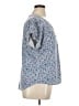 L.L.Bean Blue Short Sleeve Blouse Size XL (petite) - photo 4