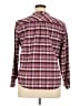 L.L.Bean Plaid Burgundy Long Sleeve Button-Down Shirt Size XL - photo 2