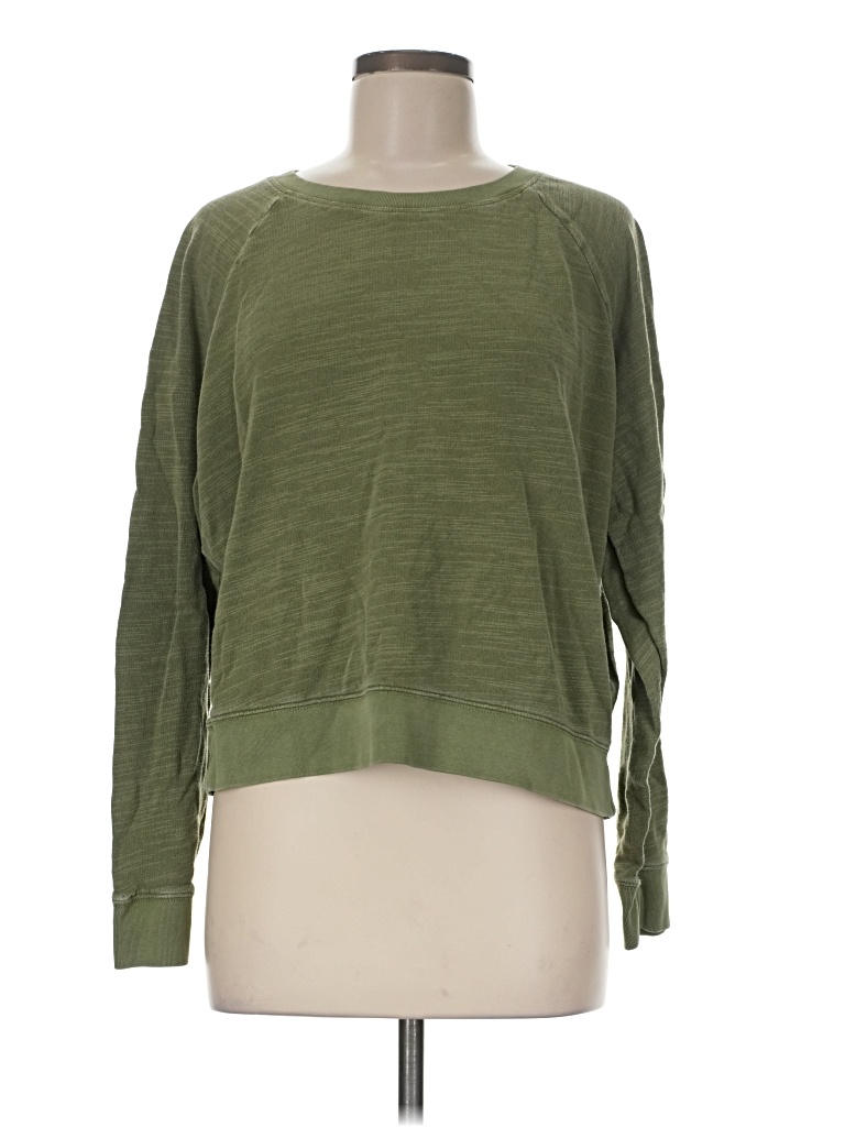 Pre-owned Jcrew Pullover Sweater In Green
