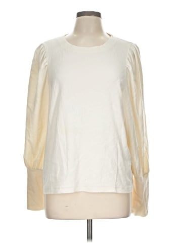Madewell Brushed Puff-Sleeve Top (view 1)