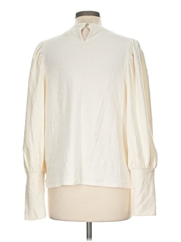 Madewell Brushed Puff-Sleeve Top (view 2)